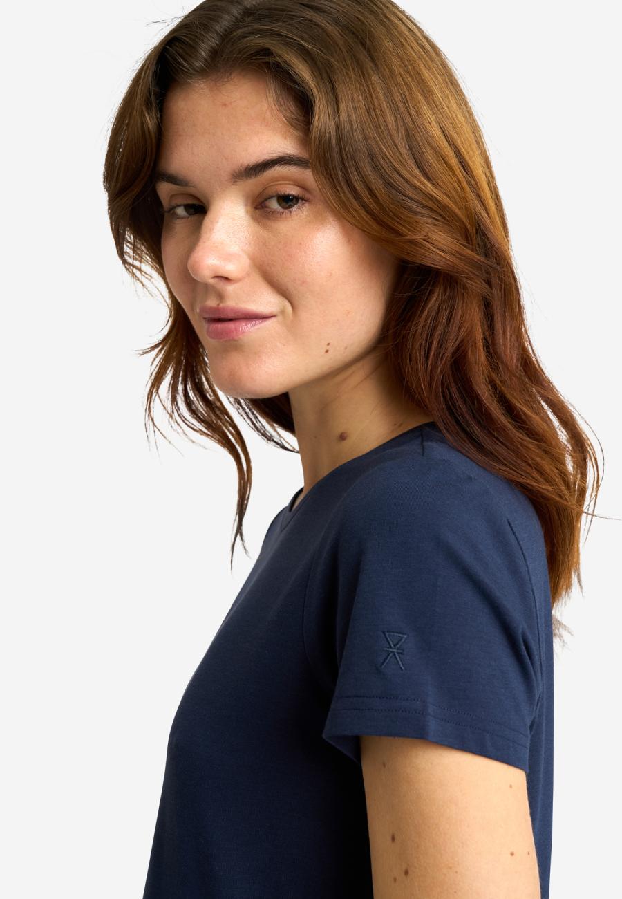 T-shirt | Bambusviskose | Navy -JBS of Denmark Women