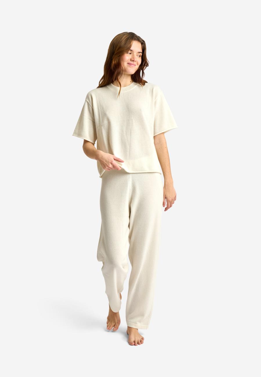 T-Shirt | 100 % Merinowolle | Elfenbein -JBS of Denmark Women