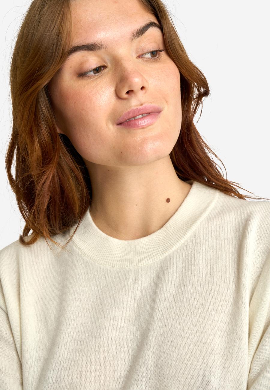 T-Shirt | 100 % Merinowolle | Elfenbein -JBS of Denmark Women