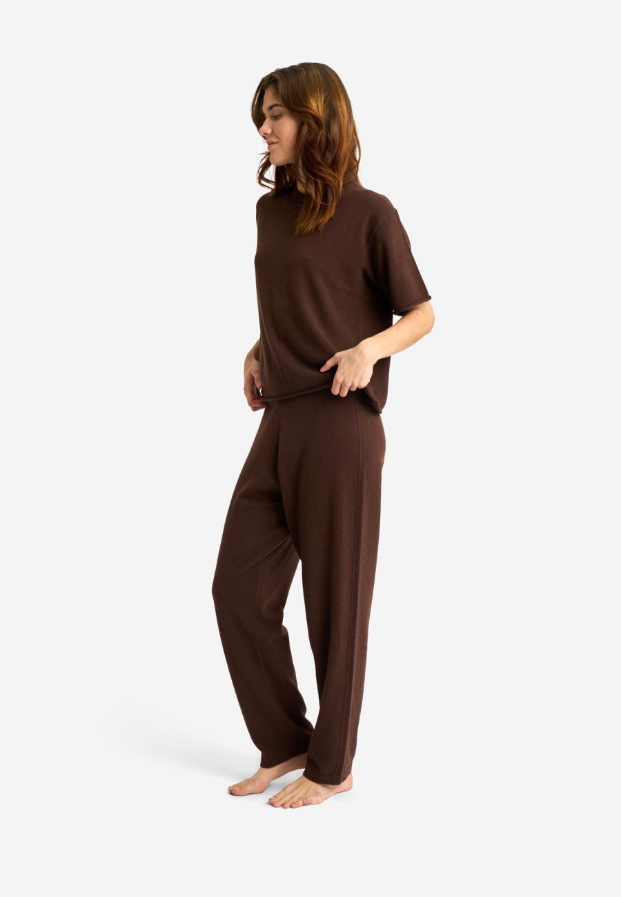 T-Shirt | 100 % Merinowolle | Braun -JBS of Denmark Women