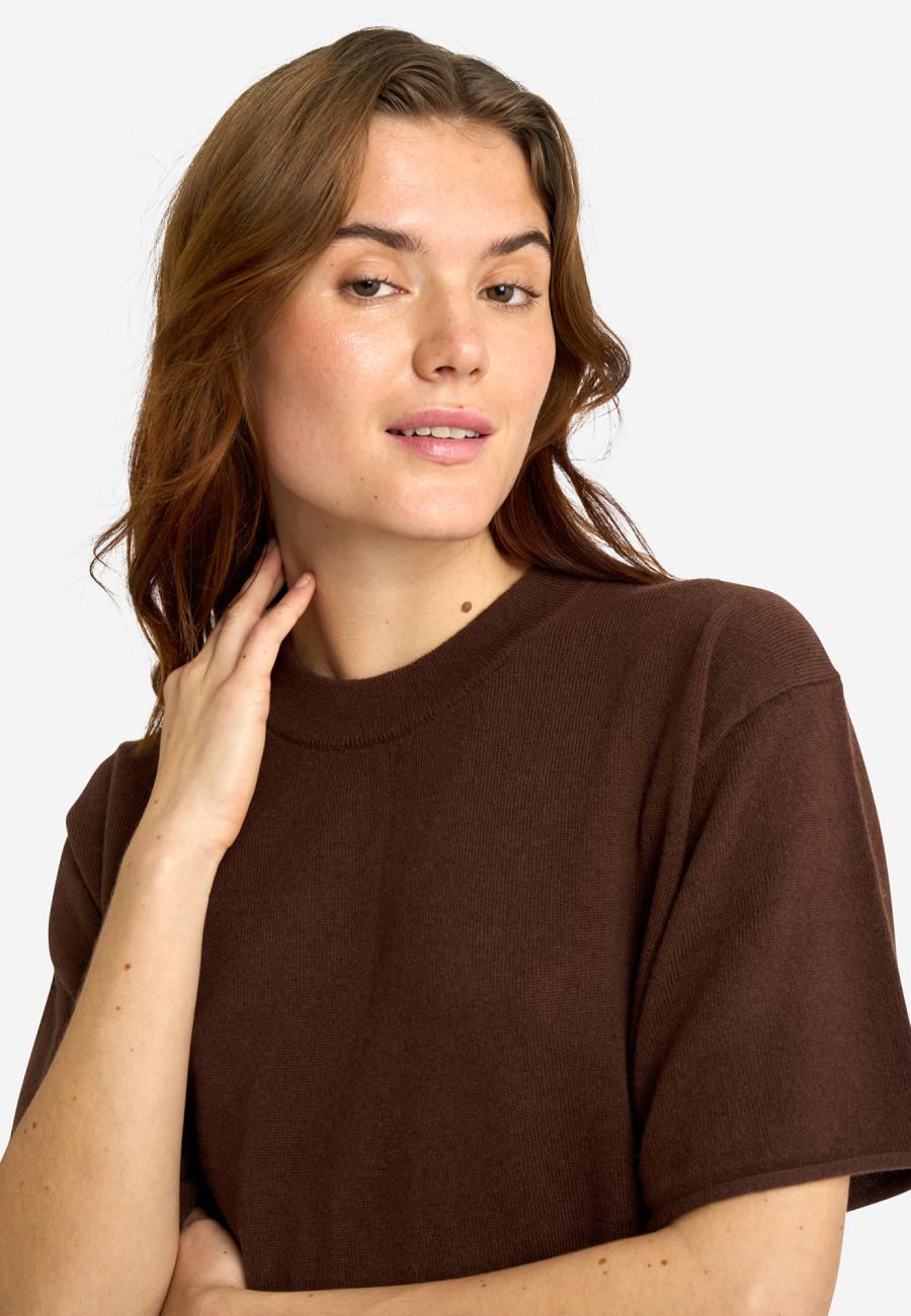 T-Shirt | 100 % Merinowolle | Braun -JBS of Denmark Women