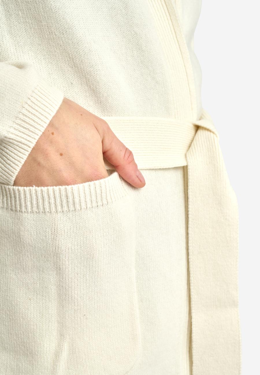 Cardigan | 100% Merinowolle | Ivory -JBS of Denmark Women