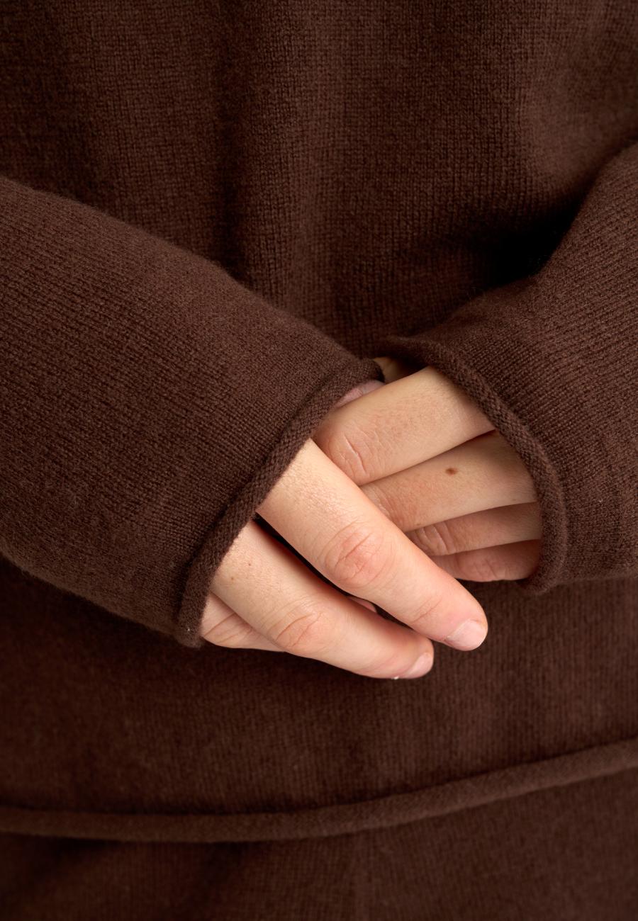 Strickpullover | 100% Merinowolle | Braun -JBS of Denmark Women
