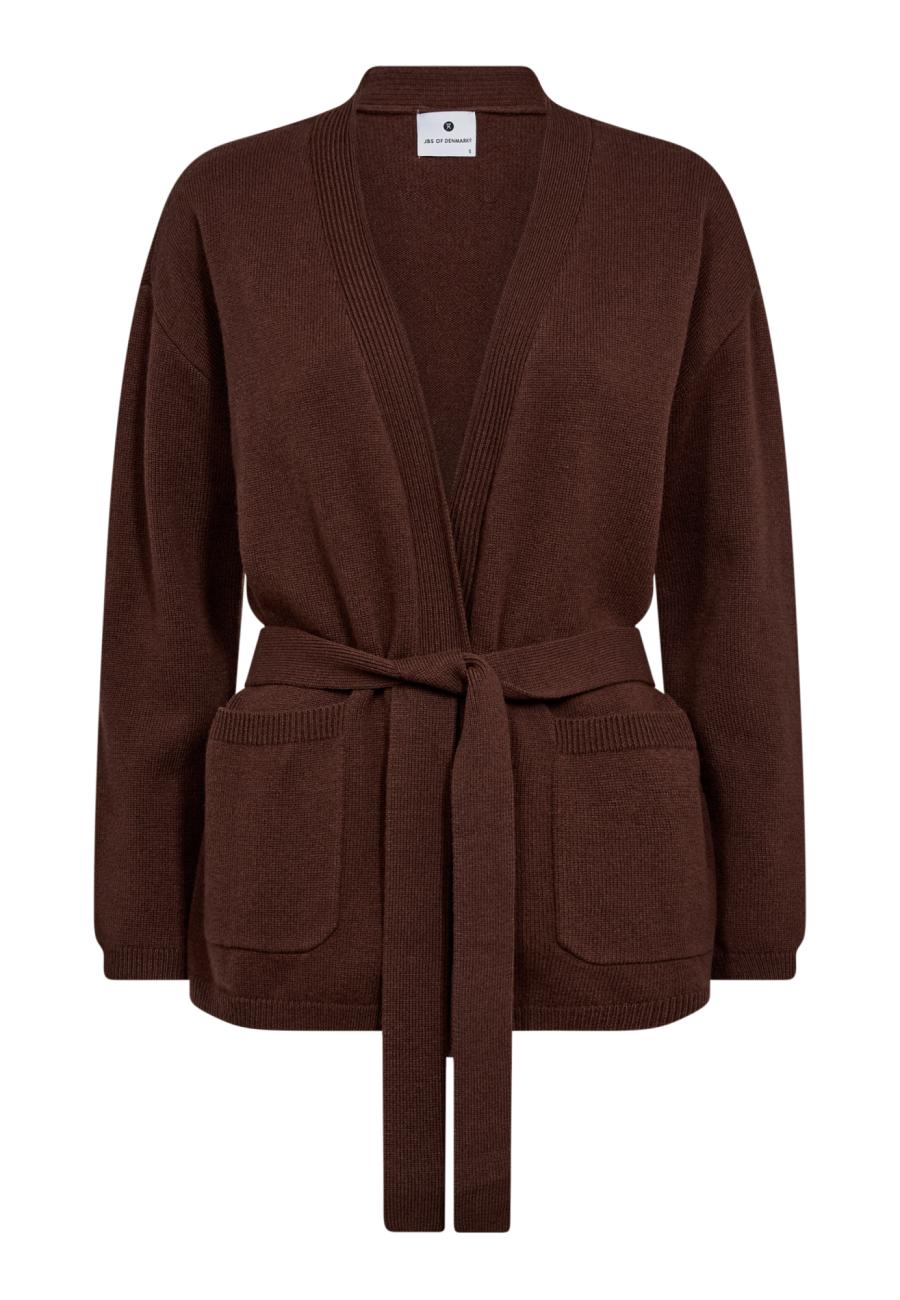 Cardigan | 100 % Merinowolle | Braun -JBS of Denmark Women
