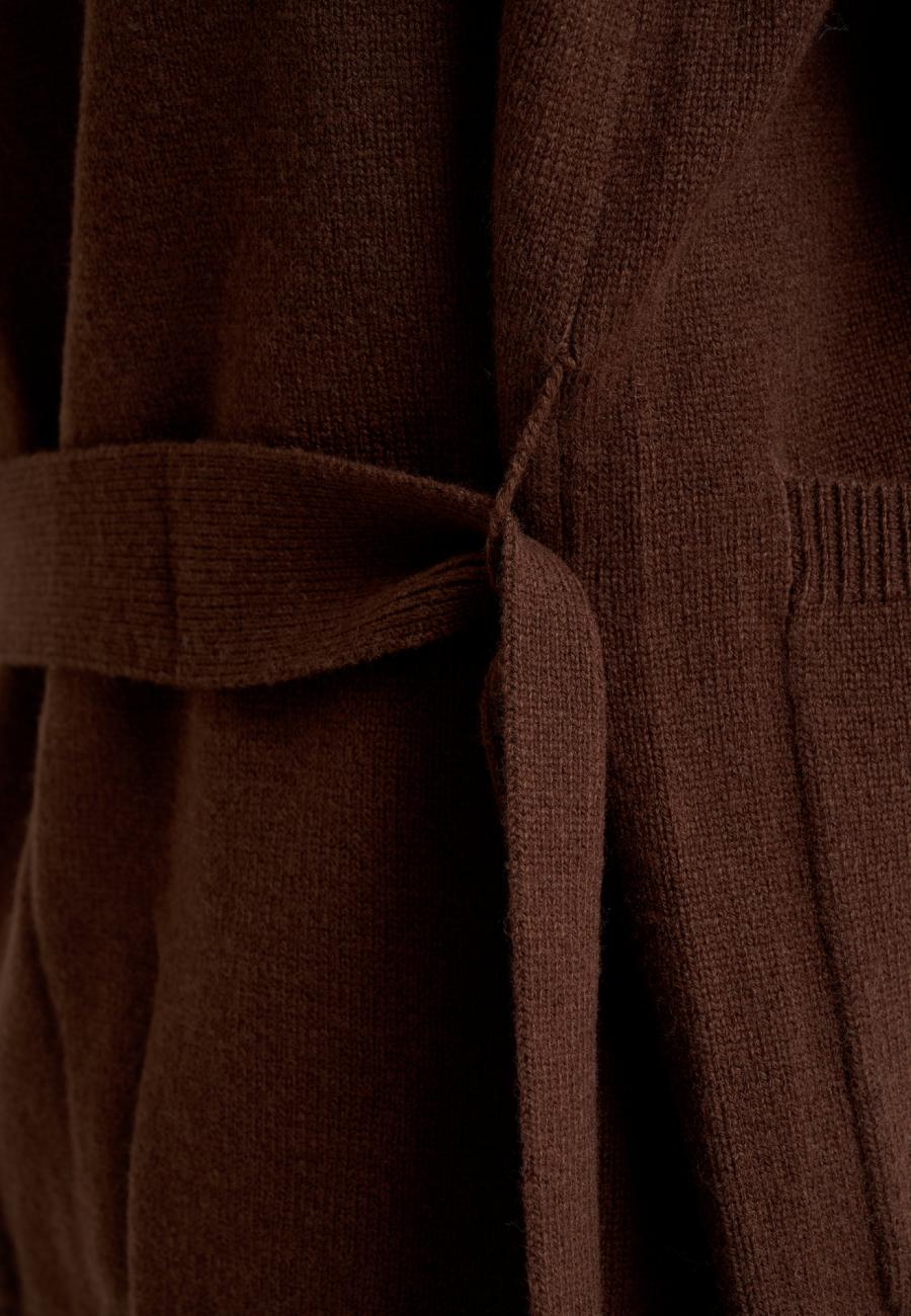 Cardigan | 100 % Merinowolle | Braun -JBS of Denmark Women