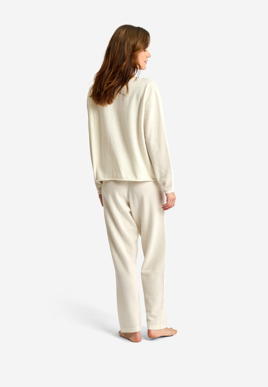 Strickpullover | 100 % Merinowolle | Ivory -JBS of Denmark Women