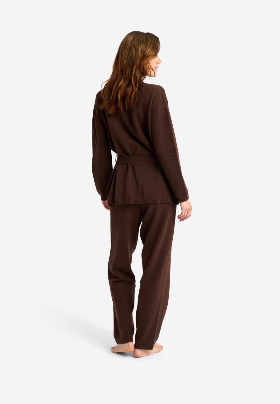 Cardigan | 100 % Merinowolle | Braun -JBS of Denmark Women