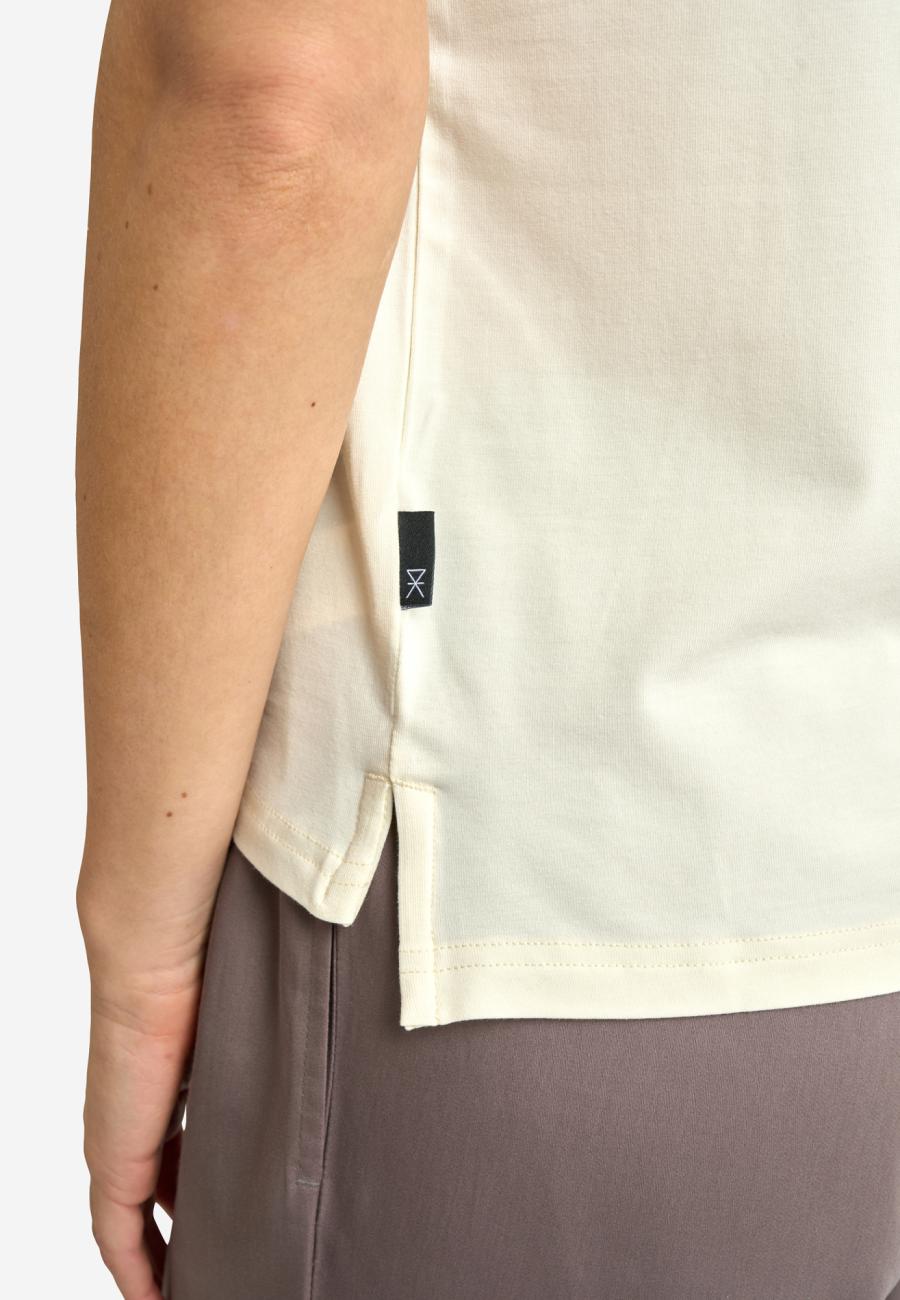 T-Shirt | Bambusviskose | Elfenbein -JBS of Denmark Women