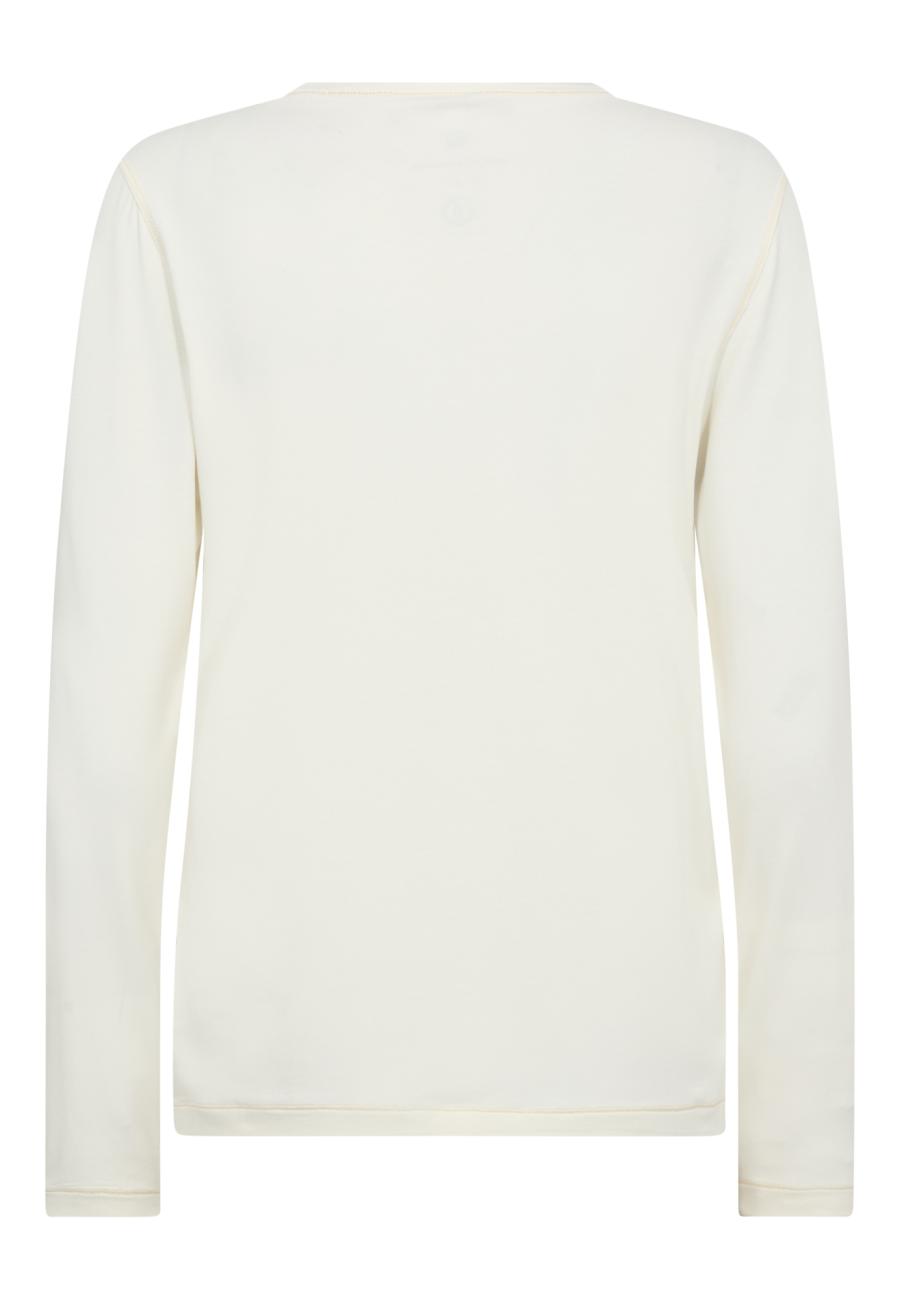 Langarm-T-Shirt | Bambusviskose | Elfenbein -JBS of Denmark Women