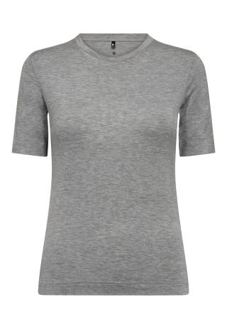 Kaschmir-Mix T-Shirt | Bambusviskose | Grau -JBS of Denmark Women
