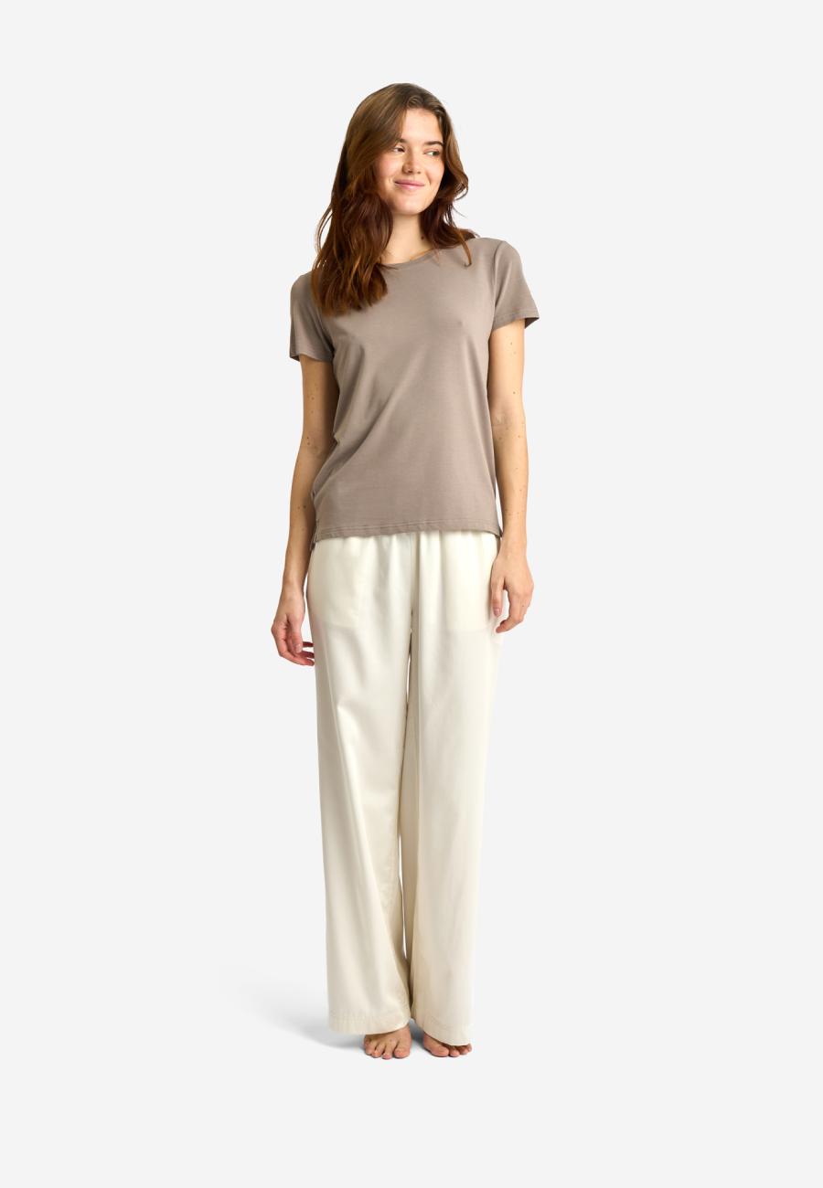 T-Shirt | Bambusviskose | Braun -JBS of Denmark Women