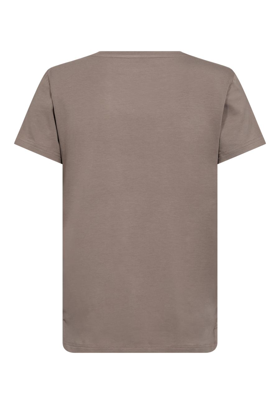 T-Shirt | Bambusviskose | Braun -JBS of Denmark Women