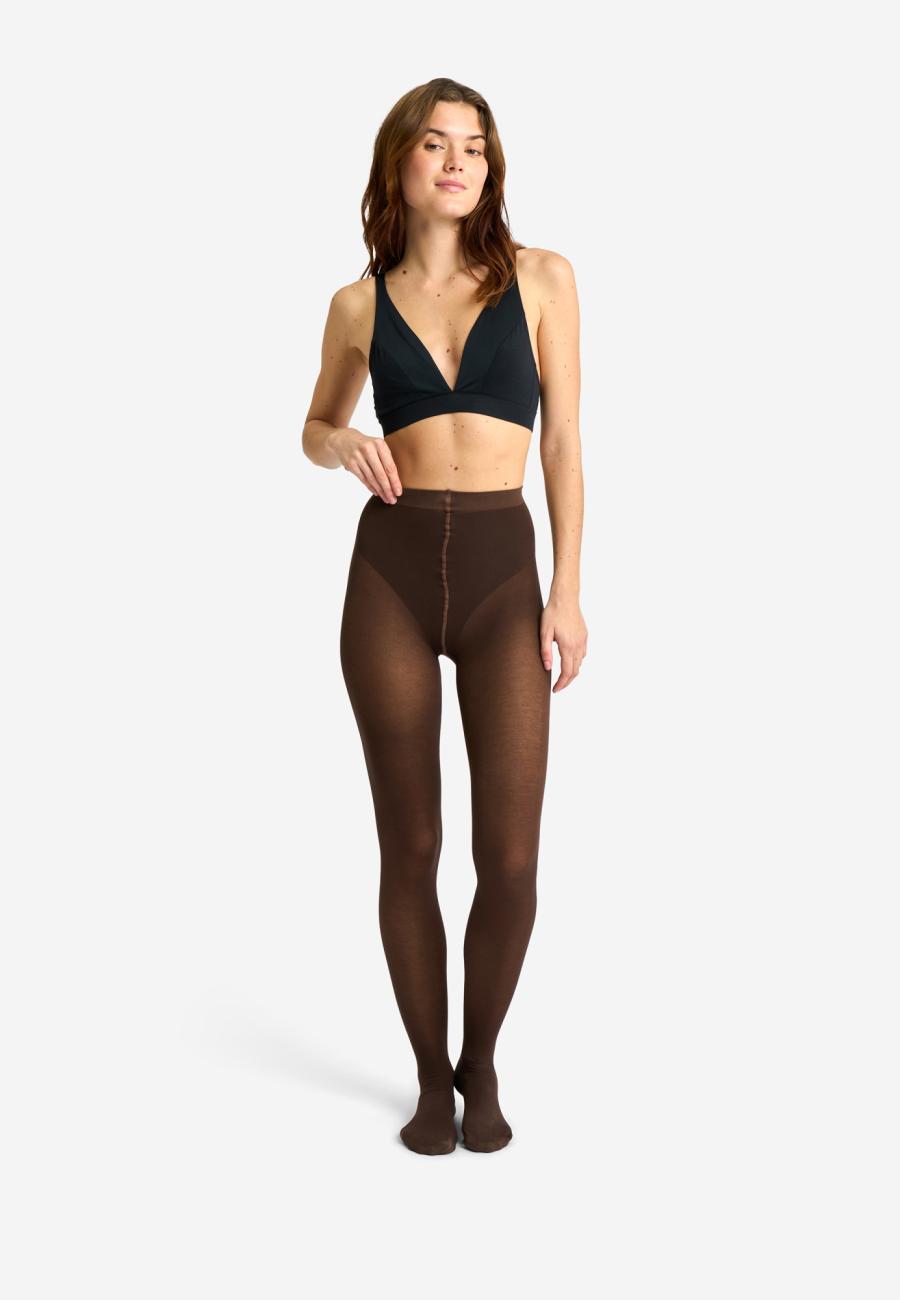 Strumpfhosen | Bambusviskose | Braun -JBS of Denmark Women