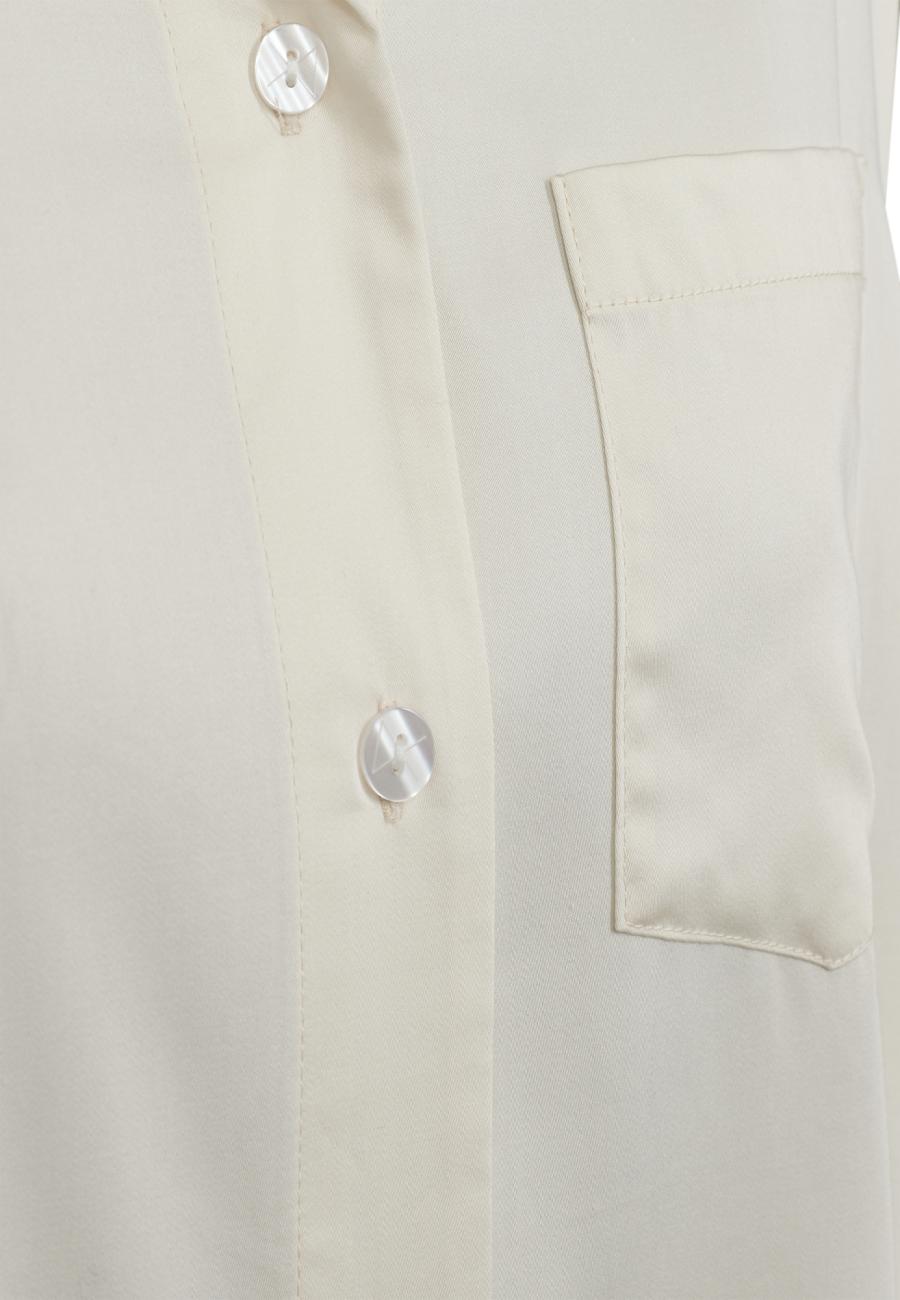 Pyjamashirt, Satin | Bambusviskose | Ivory -JBS of Denmark Women