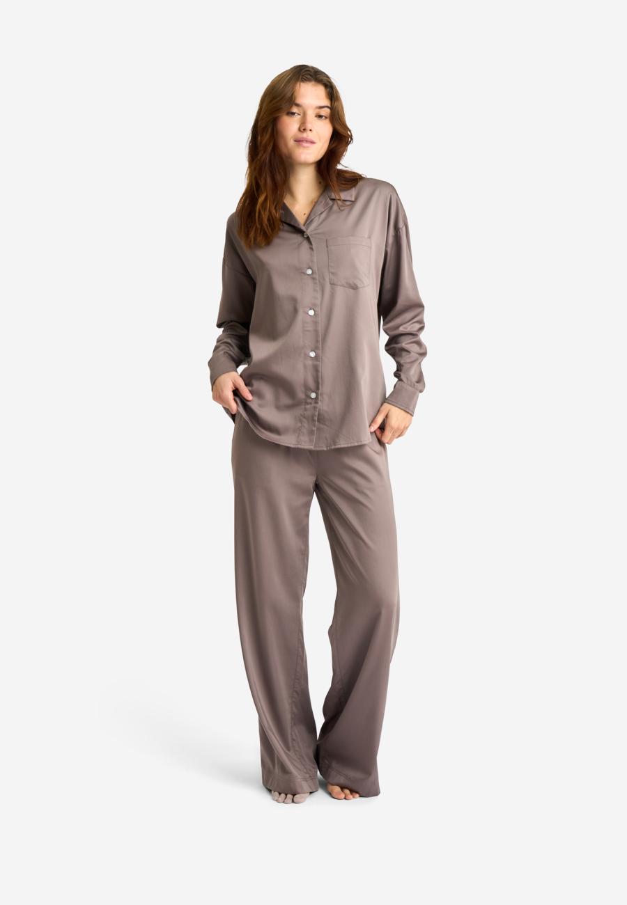Pyjamahose, Satin | Bambusviskose | Sand -JBS of Denmark Women