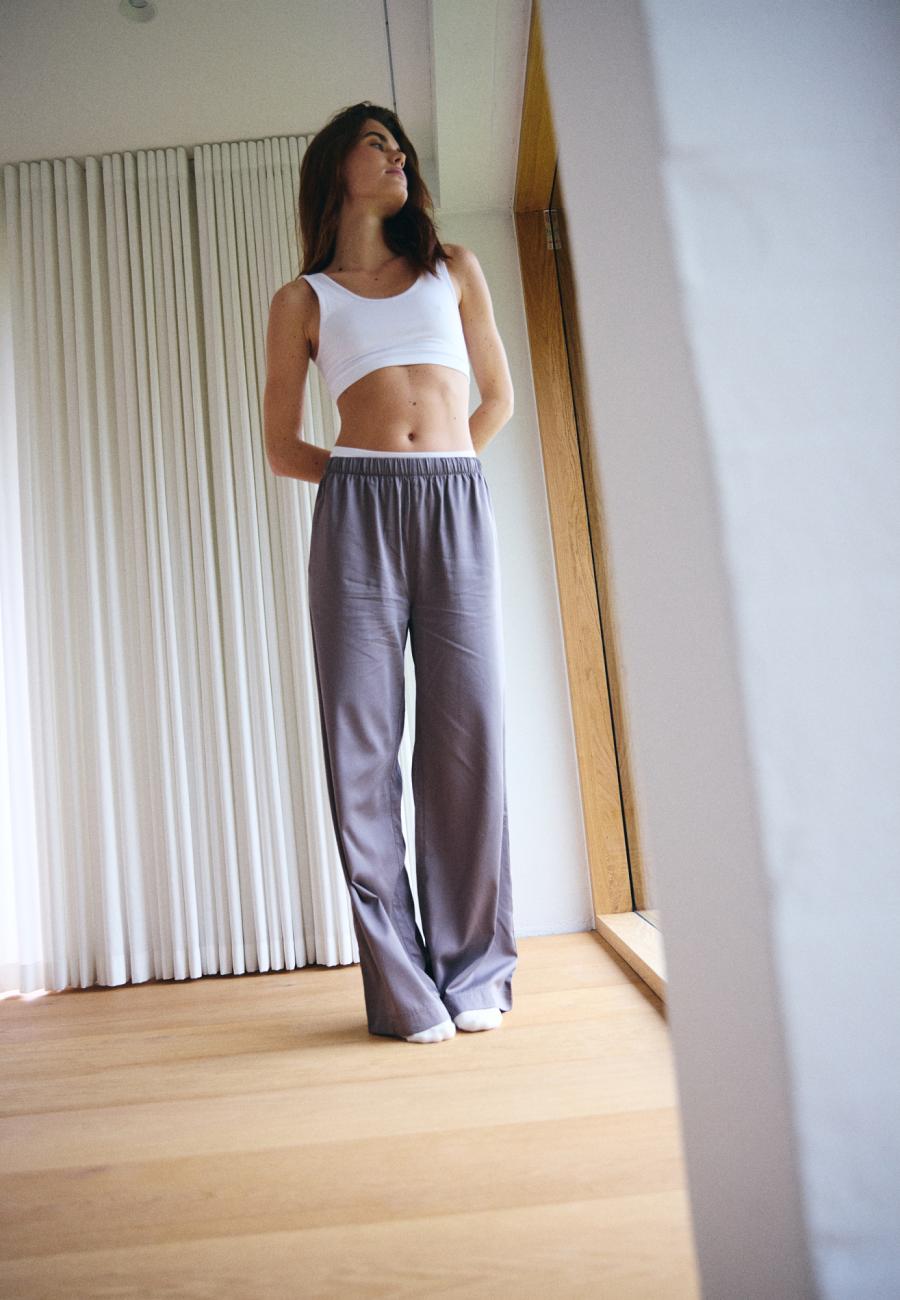 Pyjamahose, Satin | Bambusviskose | Sand -JBS of Denmark Women