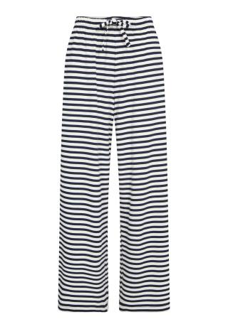 Loungehose, Ripp | Bambusviskose | Navy gestreift -JBS of Denmark Women