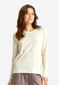 Langarm-Shirt | Bambusviskose | Ivory -JBS of Denmark Women