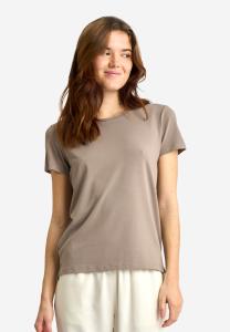 T-Shirt | Bambusviskose | Braun -JBS of Denmark Women