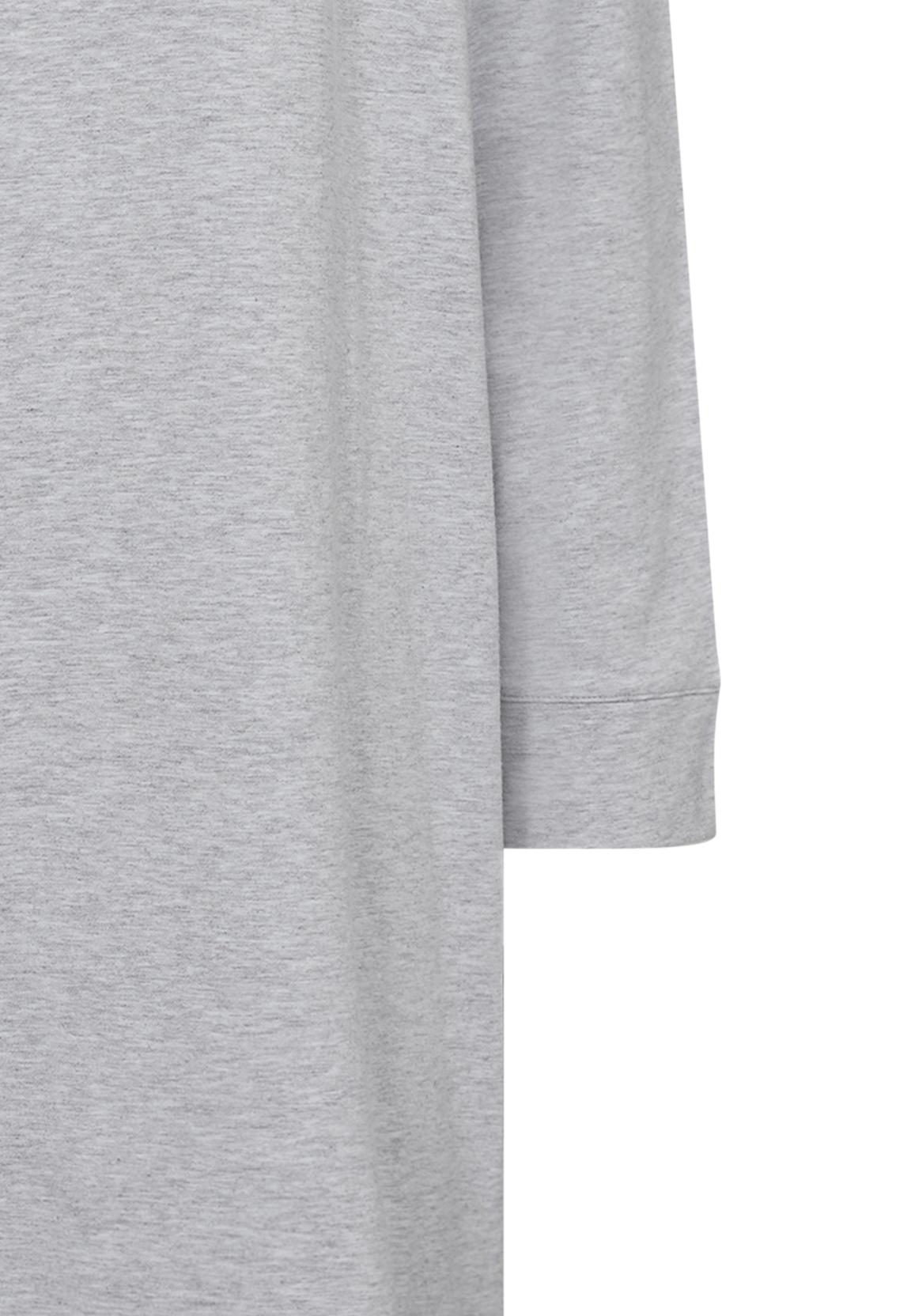 Big Shirt, Langarm, Bambusviskose, Grau