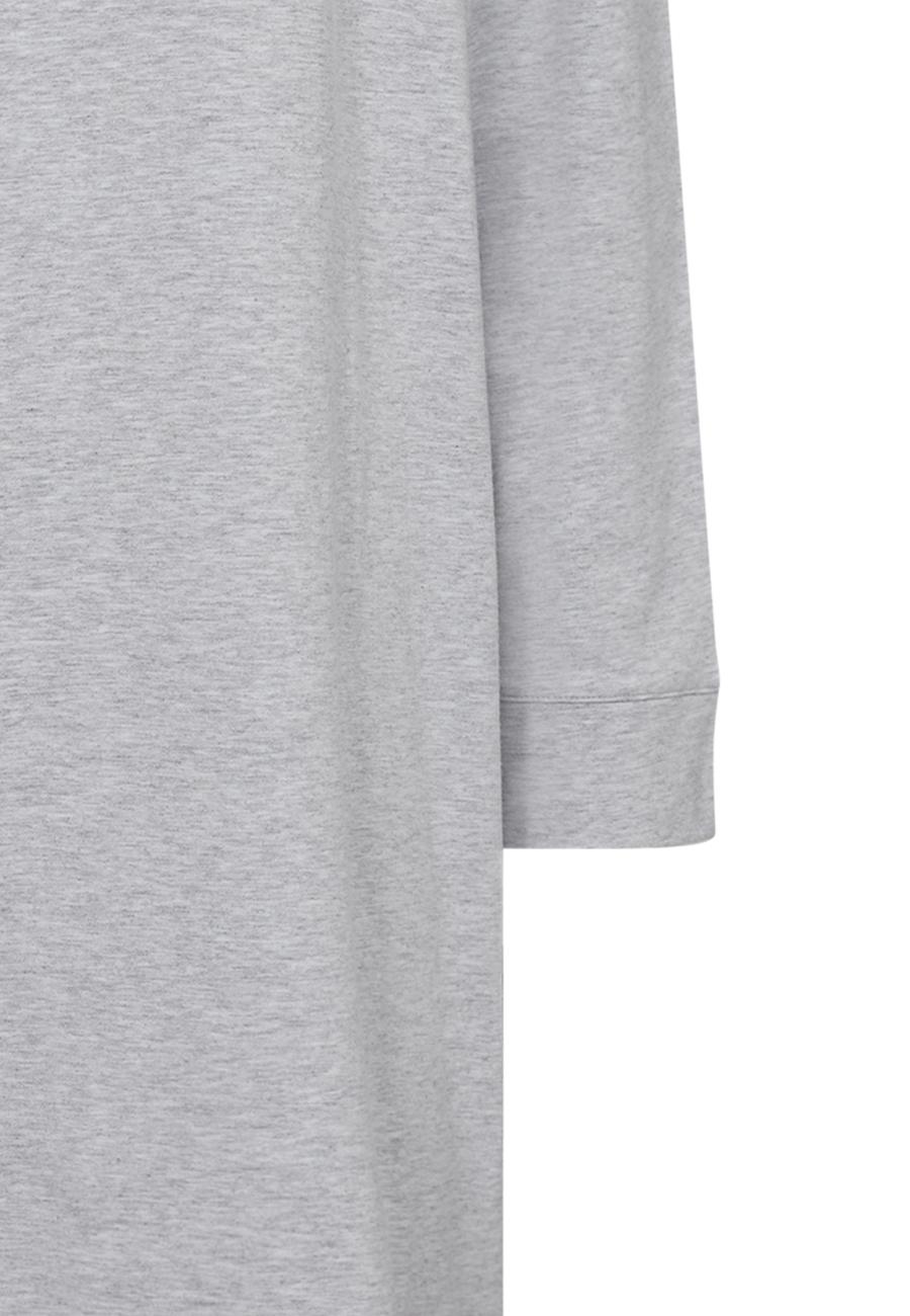 Big Shirt, Langarm, Bambusviskose, Grau