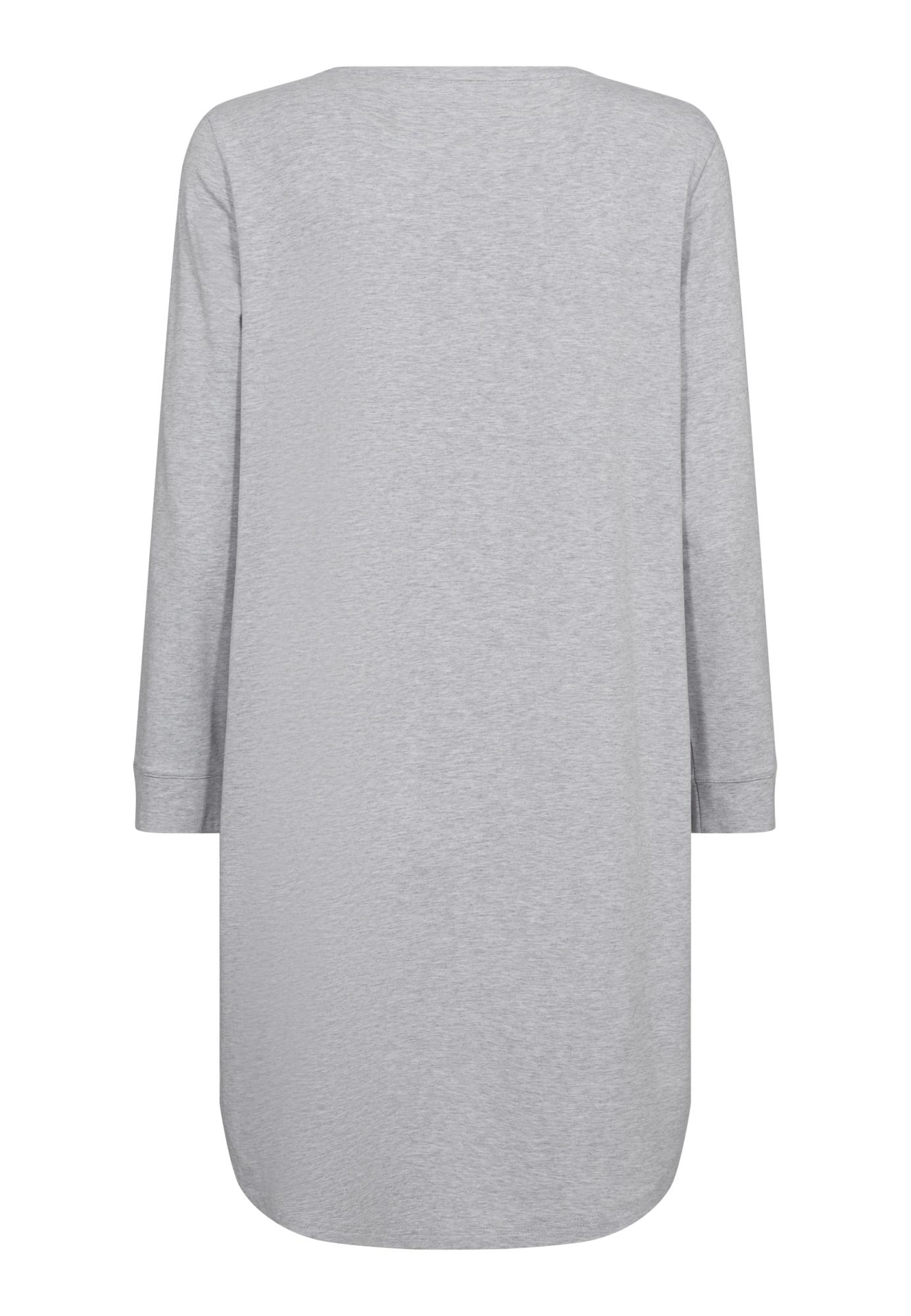 Big Shirt, Langarm, Bambusviskose, Grau