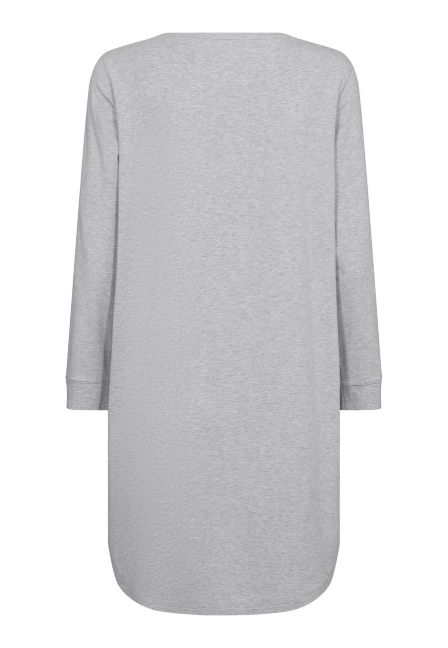 Big Shirt, Langarm, Bambusviskose, Grau