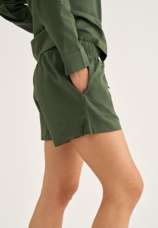 Pyjamashorts, Seersucker, Bambus-Viskose, grün Pyjamashorts, Seersucker, Bambus-Viskose, grün