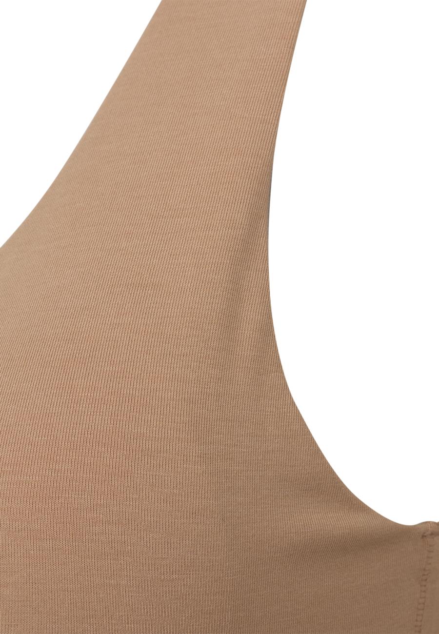 Tanktopmit support, Bambusviskose, Nude