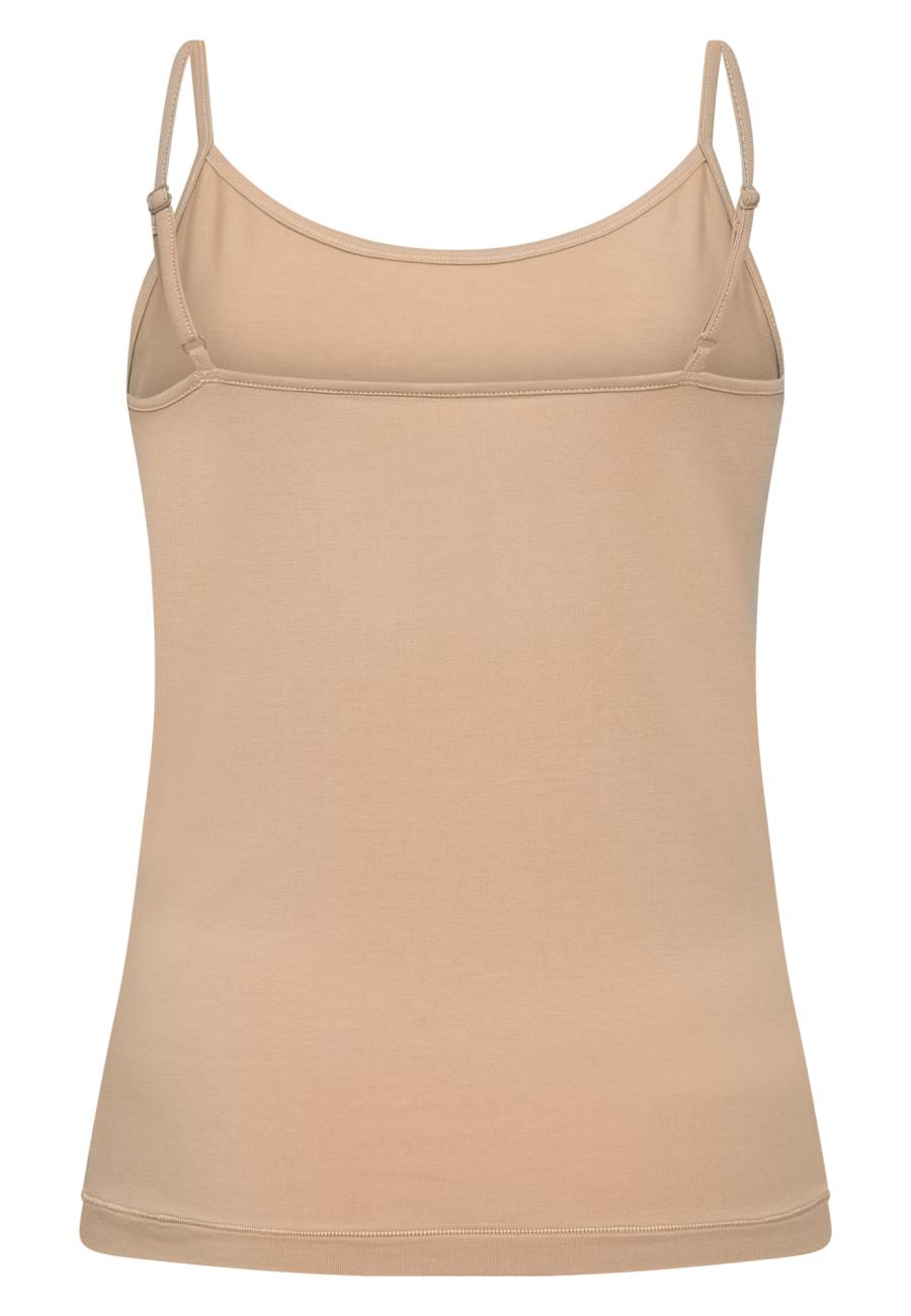 Trägertop, Bambusviskose, Nude