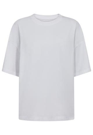 Oversize Tee, Bambusviskose, Weiß