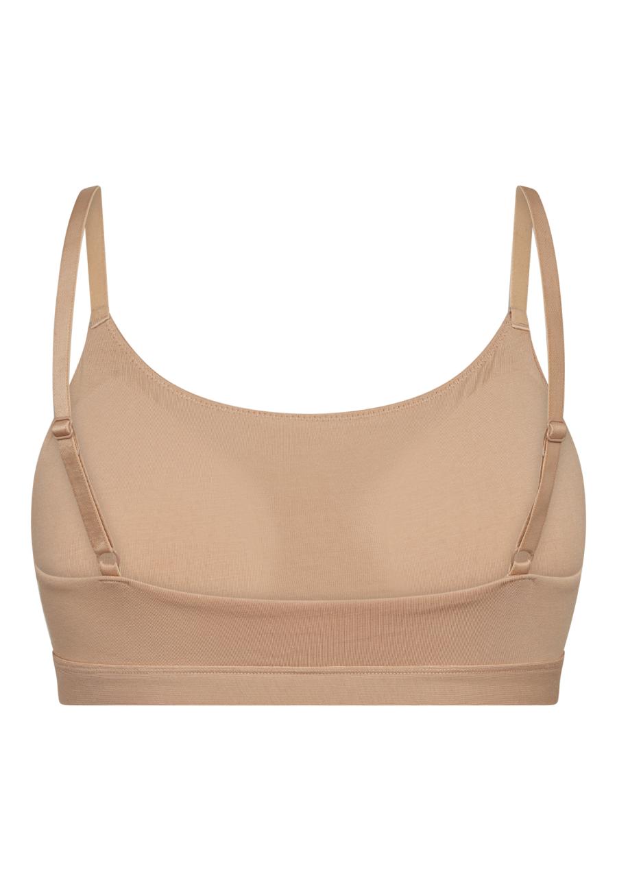 BH-Top mit support, Bambusviskose, Nude