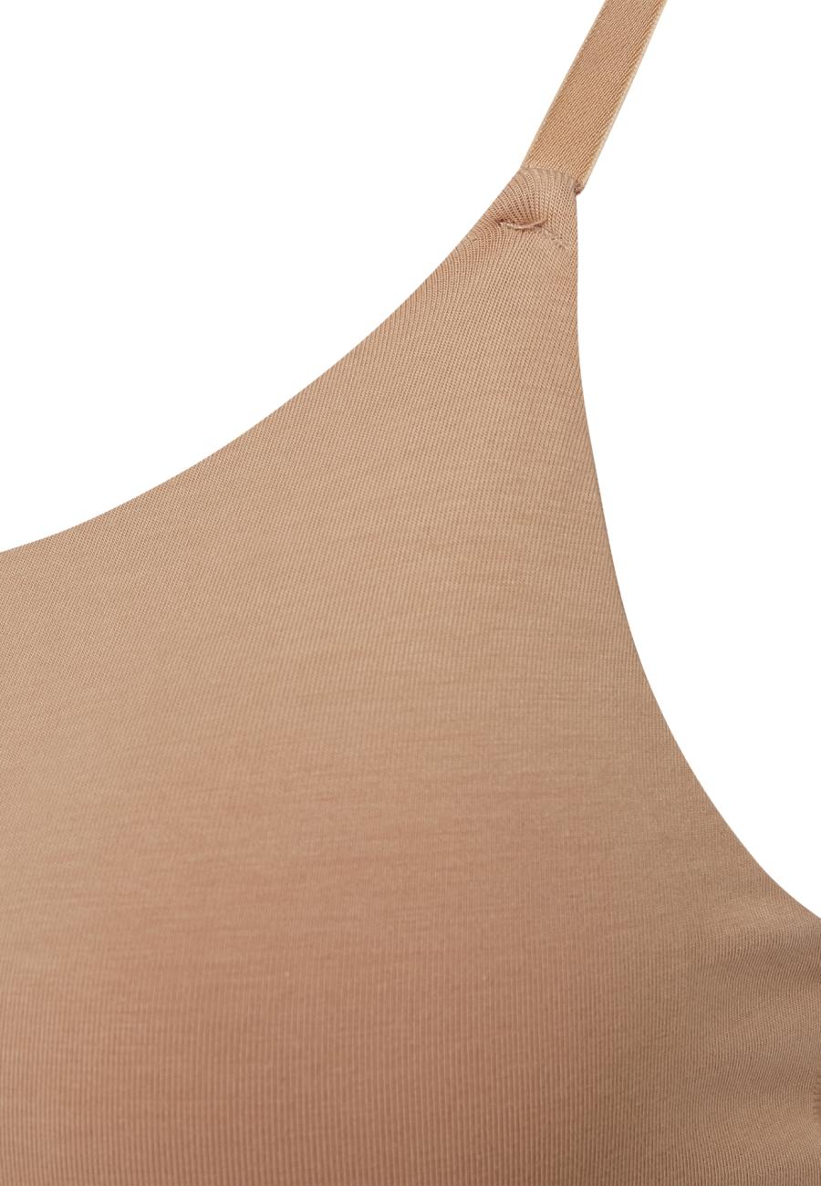 BH-Top mit support, Bambusviskose, Nude